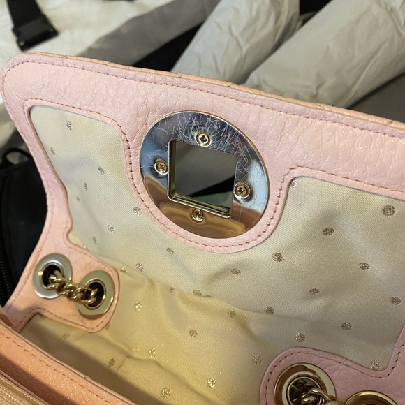 πNICE RARE PINK *KATE SPADE* QUILTED CHAIN BAGπ - Picture 9 of 9